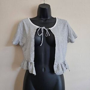 Zara Striped Shrug 